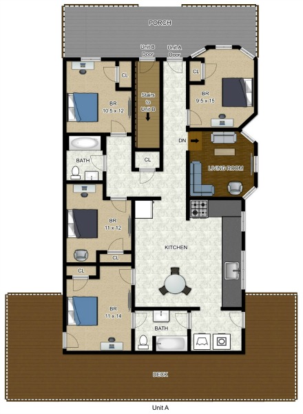 Apartment A - 1st Floor